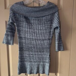 BCX Charcoal Off-Shoulder Sweater